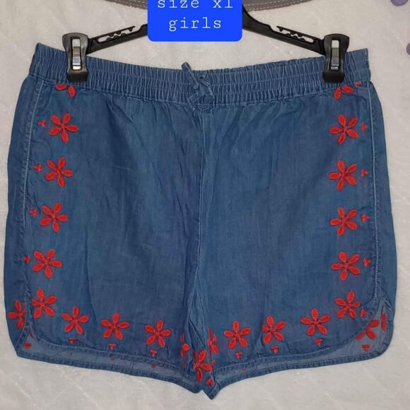 🎀 Crown & Ivy Kids - girls shorts size XL - Picture 1 of 2